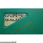 Miniature Dominoes Set Green Set of 2  B00M11PMYA